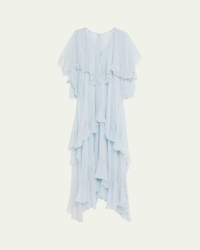 Collia Silk Chiffon Maxi Dress